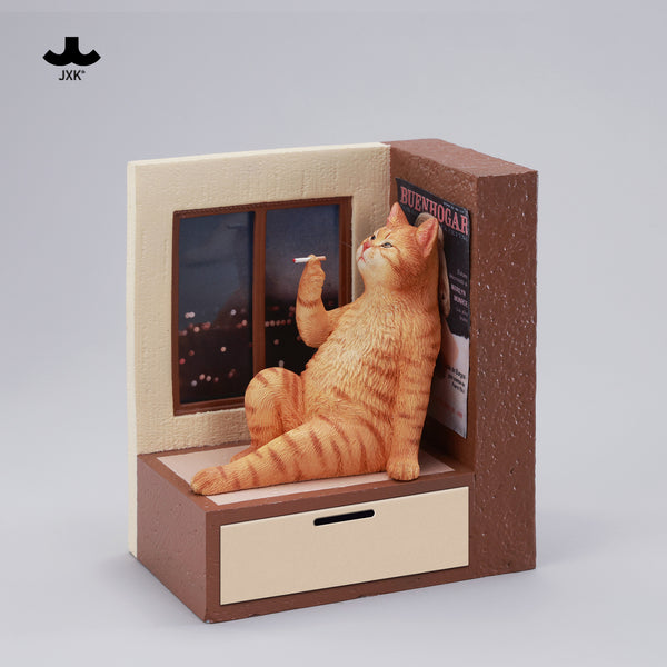 JXK 窗邊的哲學貓 Philosopher Cat at the Windowsill (預購商品)