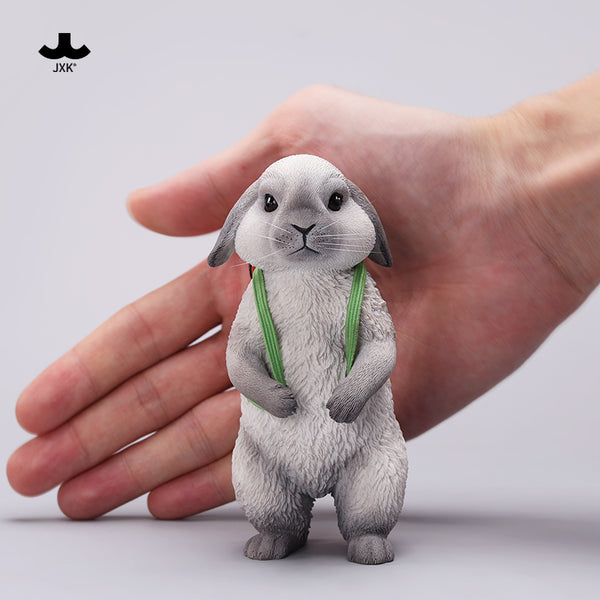 JXK 1/4垂耳兔 1/4 Scale American Lop Rabbit Figurine