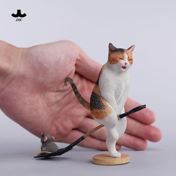 JXK 1/6卡襠貓2.0 1/6 Scale Folded Eared Cat Figurine V2