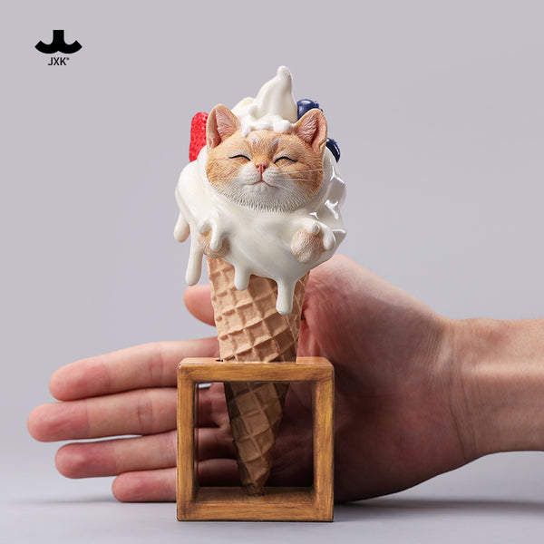 JXK 甜筒貓 Kitty Cone Figurine