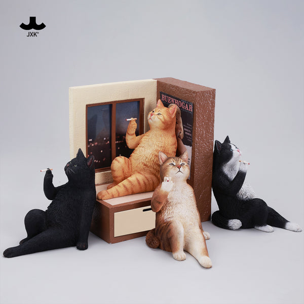 JXK 窗邊的哲學貓 Philosopher Cat at the Windowsill (預購商品)