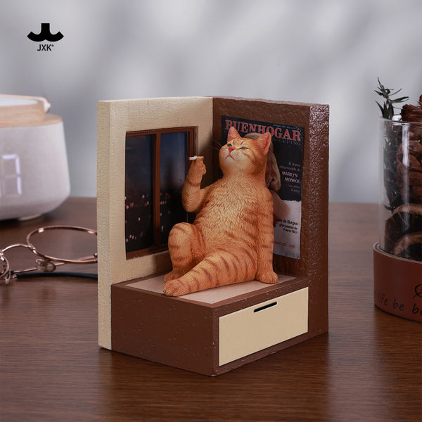 JXK 窗邊的哲學貓 Philosopher Cat at the Windowsill (預購商品)