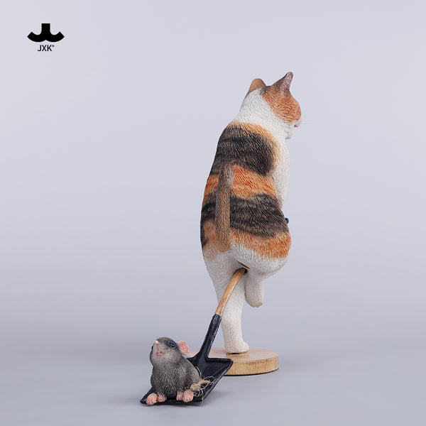 JXK 1/6卡襠貓2.0 1/6 Scale Folded Eared Cat Figurine V2