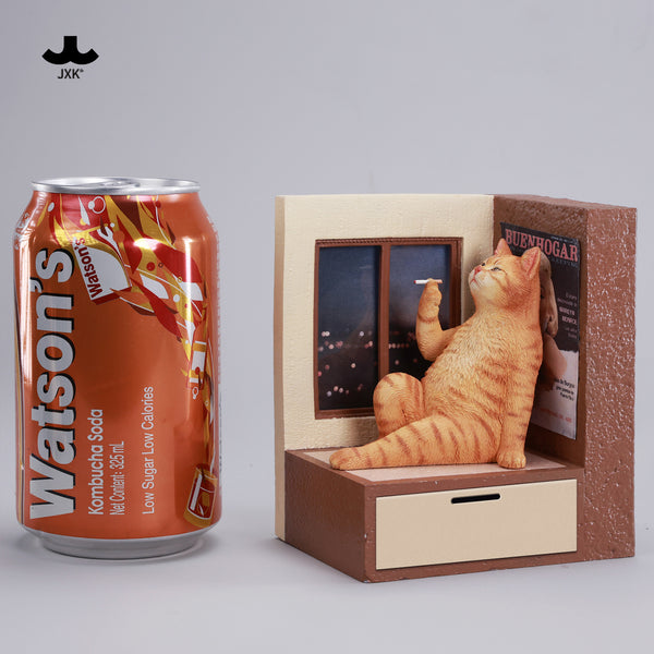 JXK 窗邊的哲學貓 Philosopher Cat at the Windowsill (預購商品)