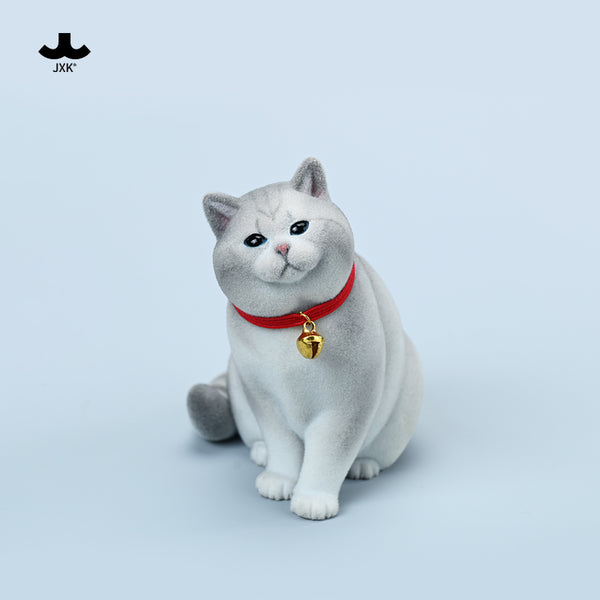 JXK 1/6植絨英國短毛貓 British shorthair cat