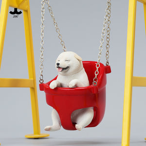 JXK 1/6蕩秋千的柴犬2.0 Shiba Inu Figurine on The Swing