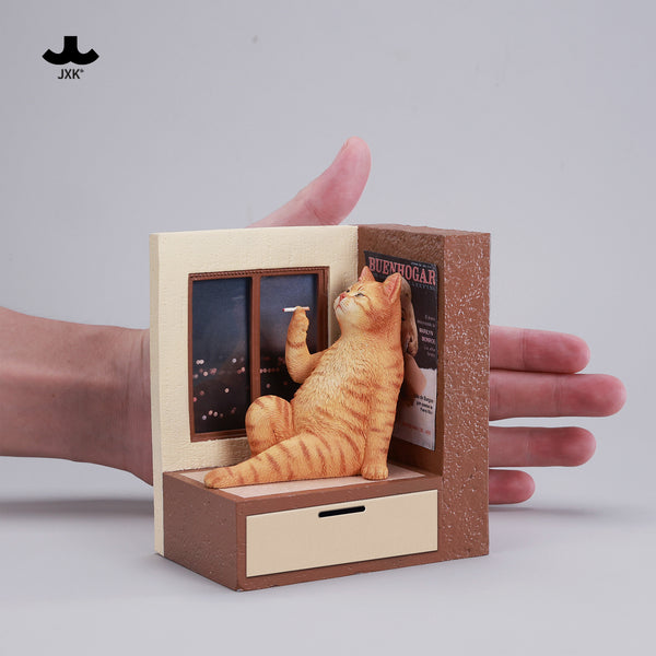 JXK 窗邊的哲學貓 Philosopher Cat at the Windowsill (預購商品)