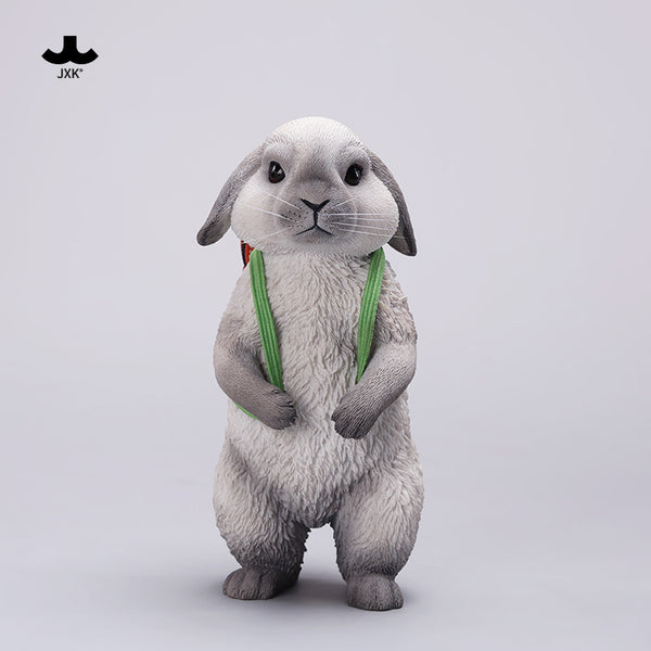 JXK 1/4垂耳兔 1/4 Scale American Lop Rabbit Figurine