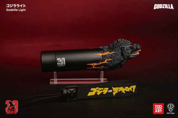 bid Toys X Too Cheap Art 聲光 紅蓮哥吉拉手電筒  Godzilla Light『預購』