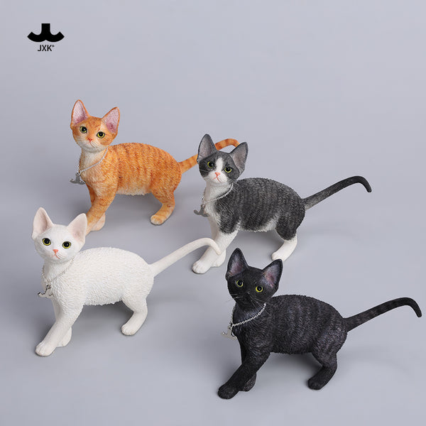 JXK 1/6德文卷毛貓4.0 1/6 Scale Devon Rex Cat Figurine V4