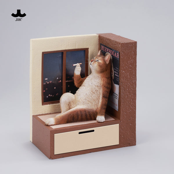 JXK 窗邊的哲學貓 Philosopher Cat at the Windowsill (預購商品)