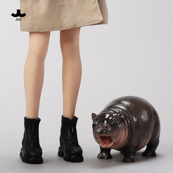 JXK 1/6侏儒河馬 1/6 Scale Baby Hippo Figurine