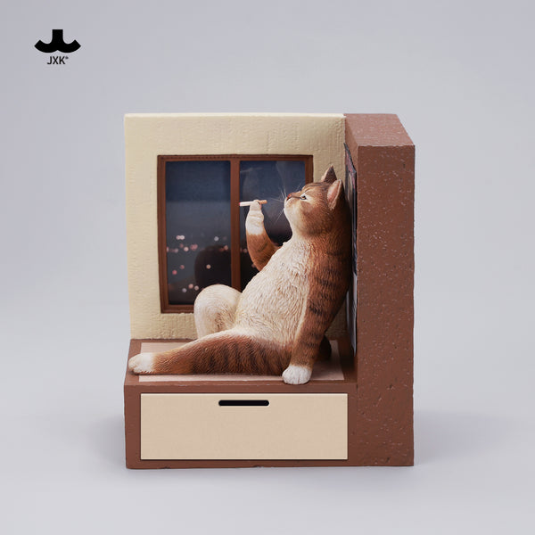 JXK 窗邊的哲學貓 Philosopher Cat at the Windowsill (預購商品)