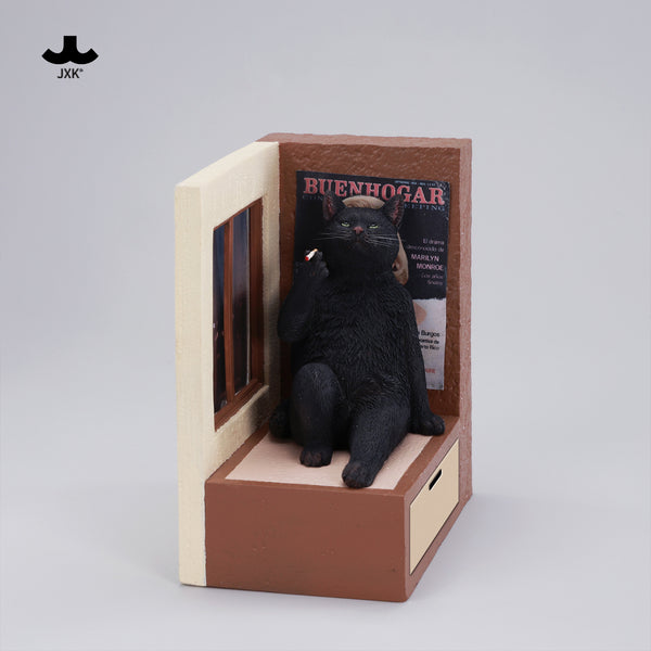 JXK 窗邊的哲學貓 Philosopher Cat at the Windowsill (預購商品)