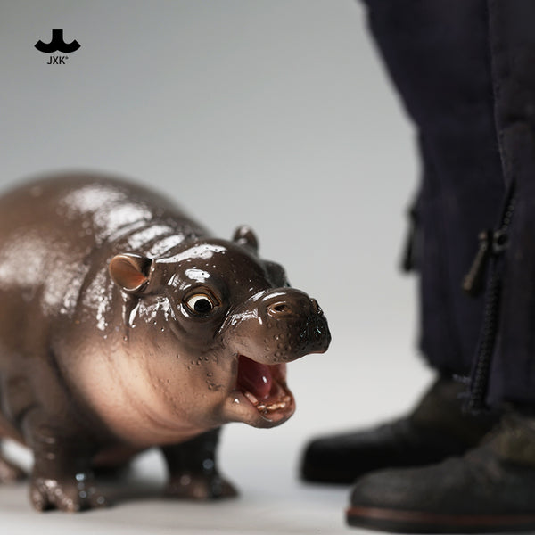 JXK 1/6侏儒河馬 1/6 Scale Baby Hippo Figurine