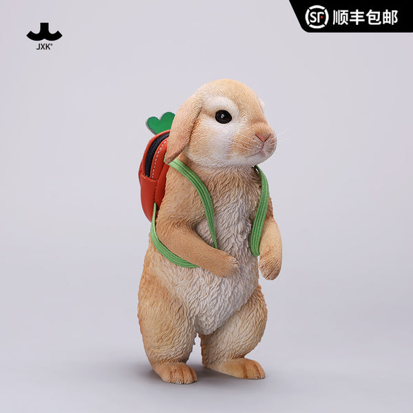 JXK 1/4垂耳兔 1/4 Scale American Lop Rabbit Figurine