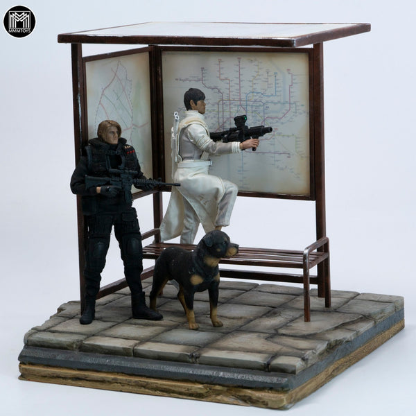 MMMTOYS 1/12公交站台 1/12 Bus Stop Diorama (預購商品)
