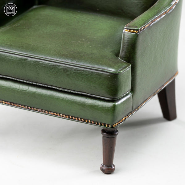 MMMTOYS 1/12墨綠俱樂部沙發椅 1/12Dark Green Club Armchair (預購商品)