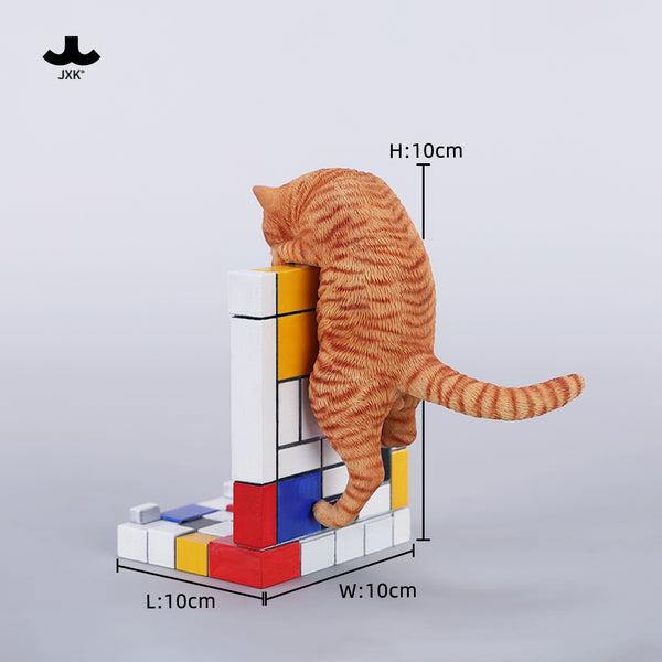 JXK 1/6爬墻貓 1/6 Scale Mondrian Wall-Climbing Cat Statue