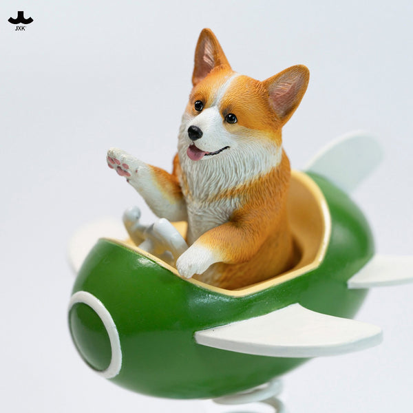 JXK 飛基搖搖樂 Flying Corgi Wobbler (預購商品)