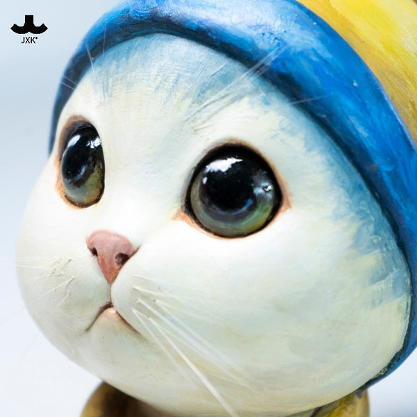 JXK 戴珍珠耳環的貓 Little Pearl Cat (預購商品)