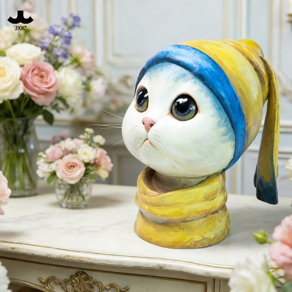 JXK 戴珍珠耳環的貓 Little Pearl Cat (預購商品)