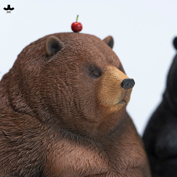 JXK 胖墩熊(純色棕熊和純色黑熊) Chubby Bear(Solid Brown Bear & Solid Black Bear)