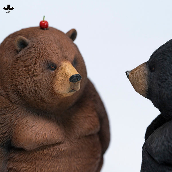 JXK 胖墩熊(純色棕熊和純色黑熊) Chubby Bear(Solid Brown Bear & Solid Black Bear)