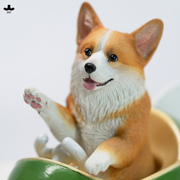 JXK 飛基搖搖樂 Flying Corgi Wobbler (預購商品)