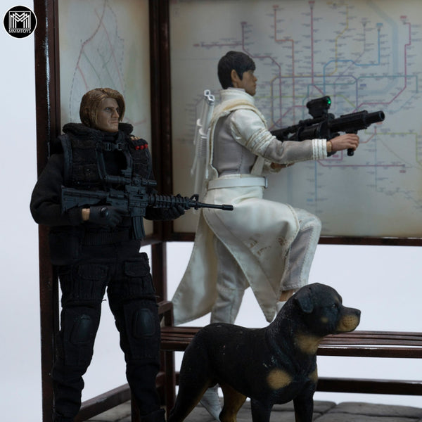 MMMTOYS 1/12公交站台 1/12 Bus Stop Diorama (預購商品)