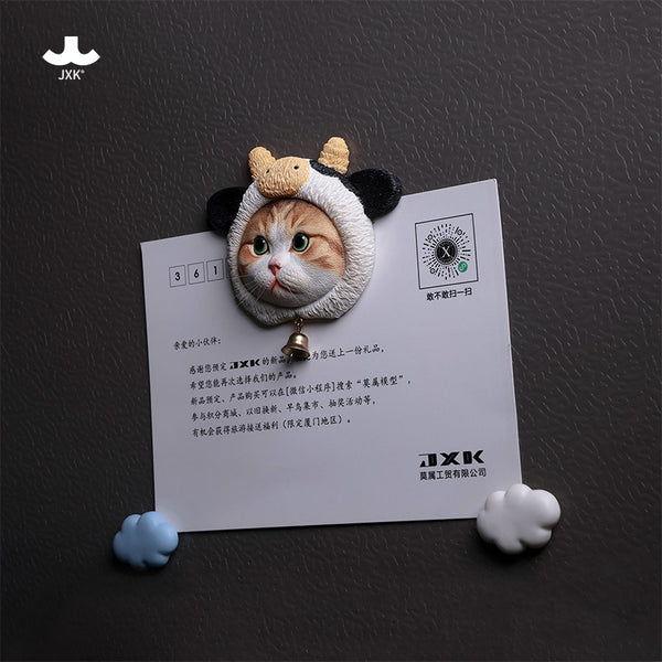 JXK 奶牛貓冰箱貼 (預購商品)