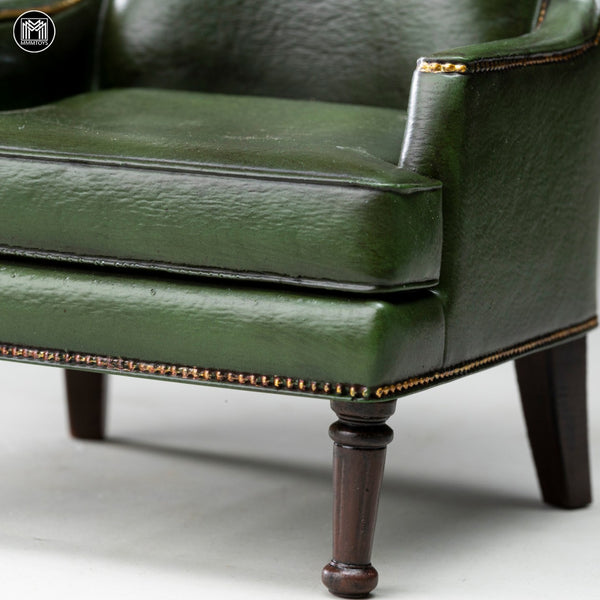 MMMTOYS 1/12墨綠俱樂部沙發椅 1/12Dark Green Club Armchair (預購商品)