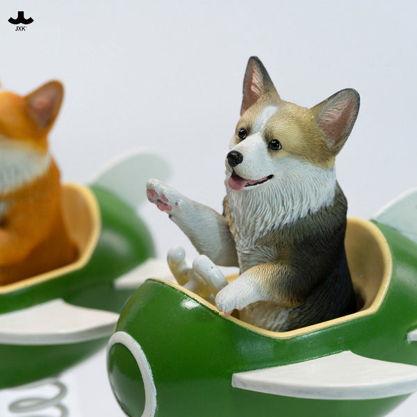 JXK 飛基搖搖樂 Flying Corgi Wobbler (預購商品)