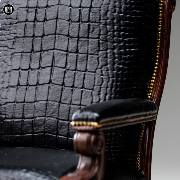 MMMTOYS 1/12黑鱷紳士沙發椅 1/12Black Croc Gentleman Armchair (預購商品)