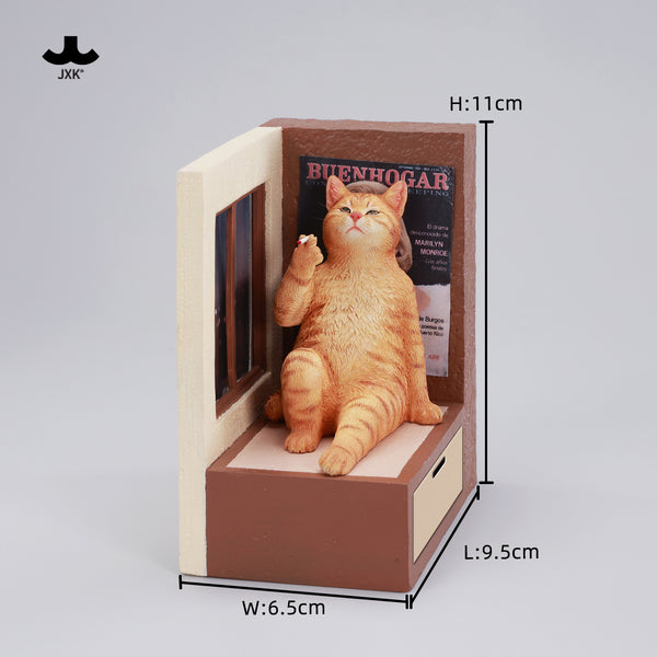 JXK 窗邊的哲學貓 Philosopher Cat at the Windowsill (預購商品)