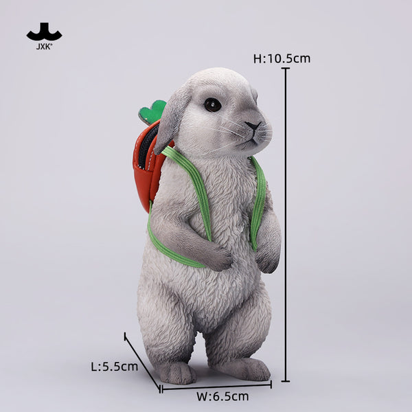 JXK 1/4垂耳兔 1/4 Scale American Lop Rabbit Figurine