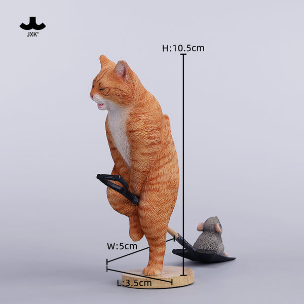 JXK 1/6卡襠貓2.0 1/6 Scale Folded Eared Cat Figurine V2