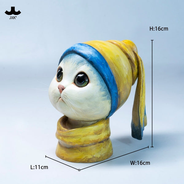 JXK 戴珍珠耳環的貓 Little Pearl Cat (預購商品)