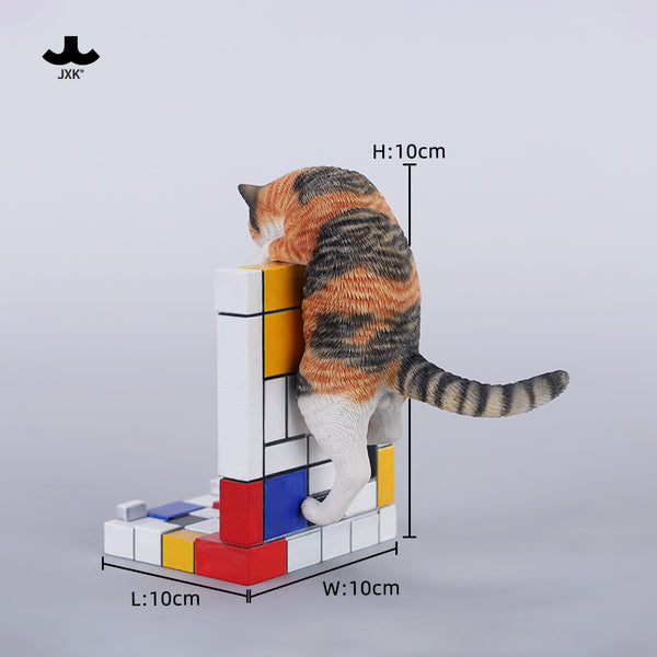 JXK 1/6爬墻貓 1/6 Scale Mondrian Wall-Climbing Cat Statue