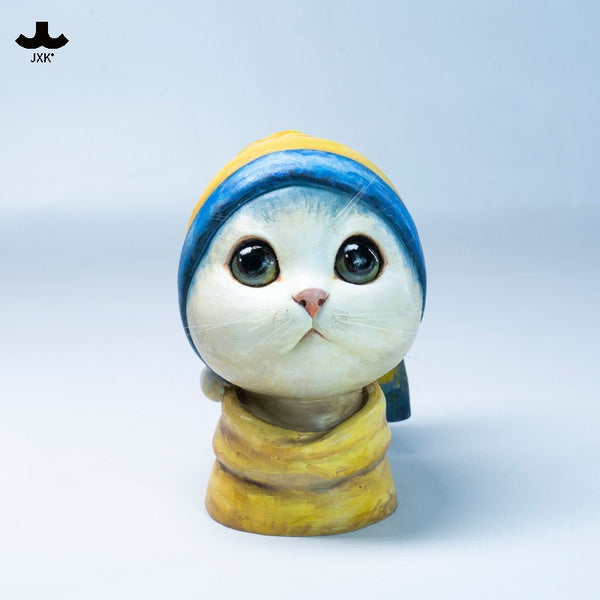 JXK 戴珍珠耳環的貓 Little Pearl Cat (預購商品)