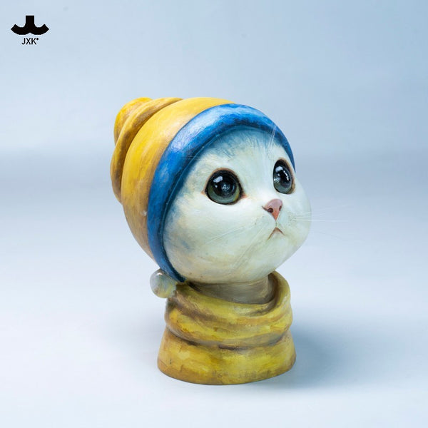 JXK 戴珍珠耳環的貓 Little Pearl Cat (預購商品)