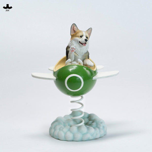 JXK 飛基搖搖樂 Flying Corgi Wobbler (預購商品)