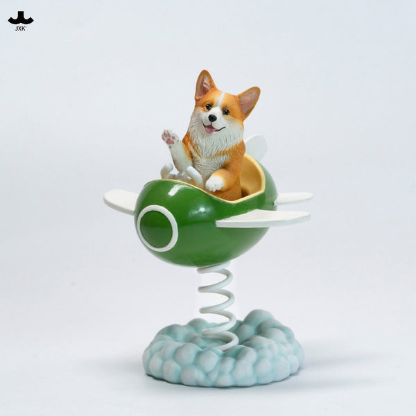 JXK 飛基搖搖樂 Flying Corgi Wobbler (預購商品)