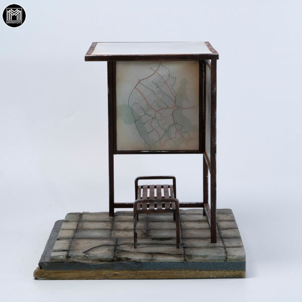 MMMTOYS 1/12公交站台 1/12 Bus Stop Diorama (預購商品)
