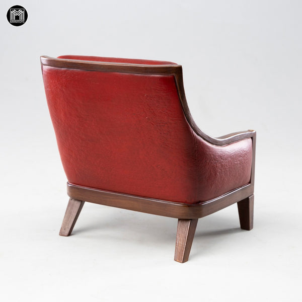 MMMTOYS 1/12紅色切斯特沙發椅 1/12Red Chesterfield Armchair (預購商品)