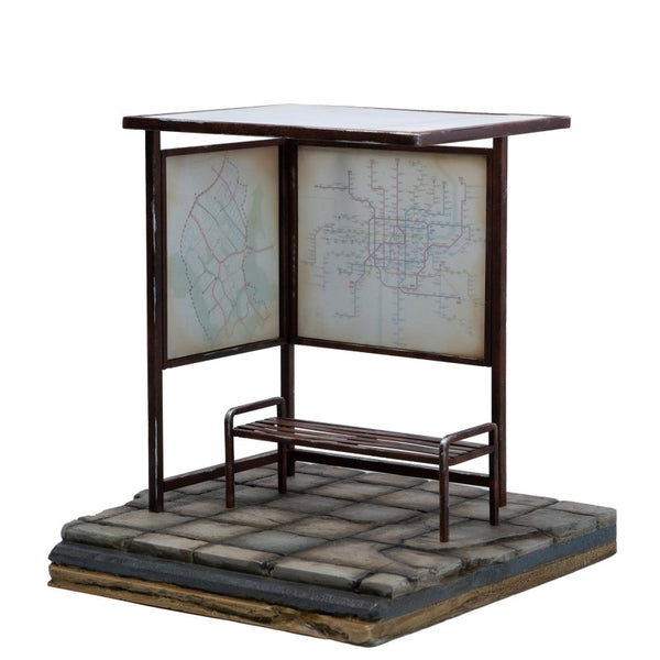 MMMTOYS 1/12公交站台 1/12 Bus Stop Diorama (預購商品)