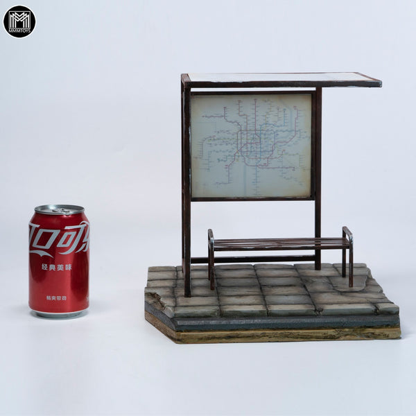 MMMTOYS 1/12公交站台 1/12 Bus Stop Diorama (預購商品)