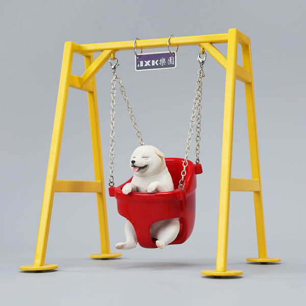 JXK 1/6蕩秋千的柴犬2.0 Shiba Inu Figurine on The Swing