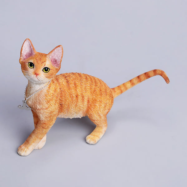 JXK 1/6德文卷毛貓4.0 1/6 Scale Devon Rex Cat Figurine V4