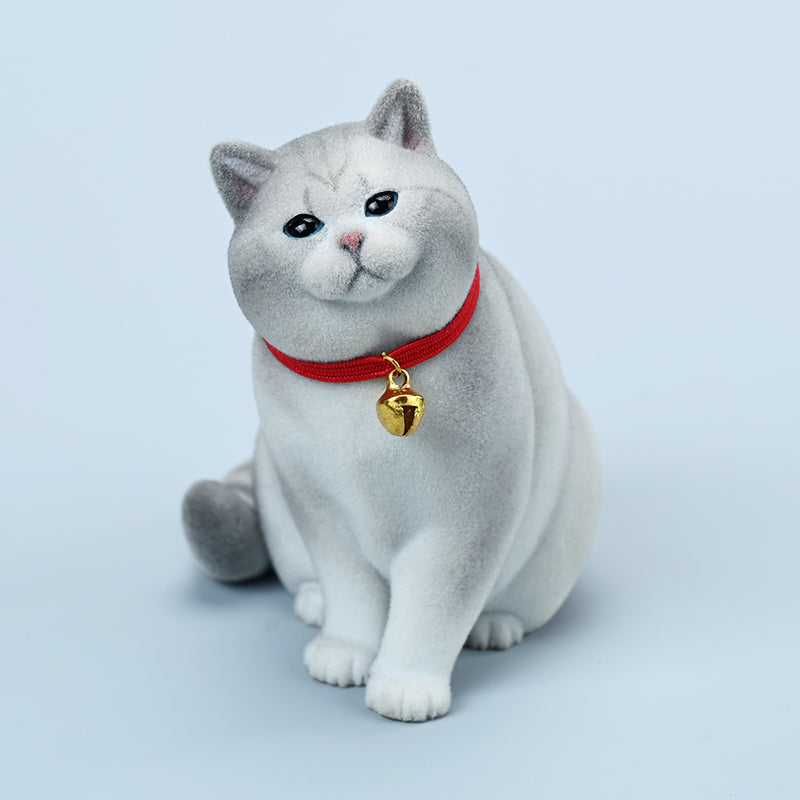 JXK 1/6植絨英國短毛貓British shorthair cat – bidToys